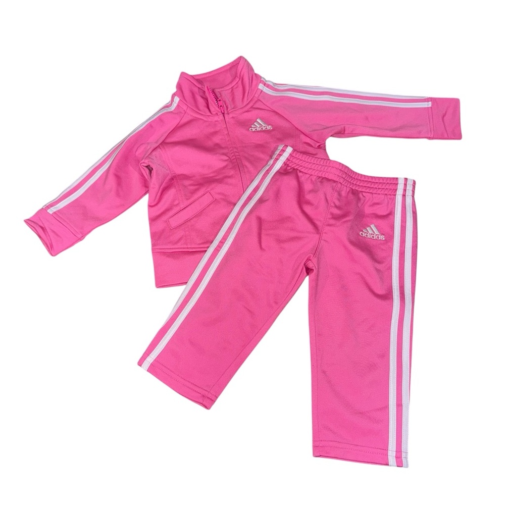 Adidas Tracksuit Pink Size 9 Months
